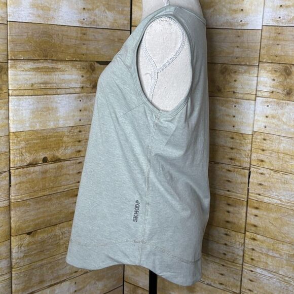 SKHOOP SCOOP NECK DOLPHIN HEM CASUAL EVERYDAY WILMA TANK TOP SIZE XL - Picture 2 of 7